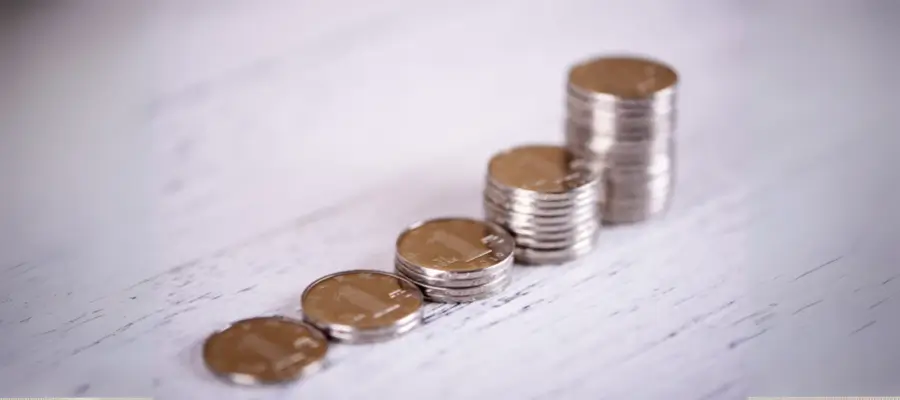 warehouse dimensioning cost accrual warehouse dimensioning cost accrual money coins stacking as stairs